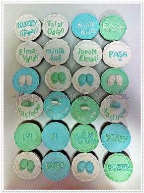 1 yaş cupcake