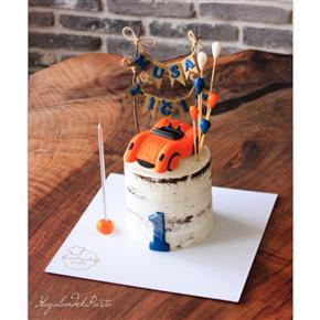 1st birthday naked cake