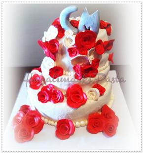 3 katlı nişan pastası