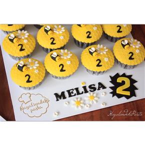 Arı kurabiye, bee cookies, arı cupcake, bee cupcakes
