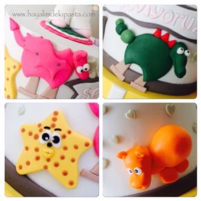 #babygirlcake #firstbirthdaycake #fondant #sugarart #deniziskender #butikpasta #toycake