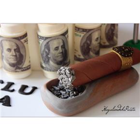 Cigar cake topper