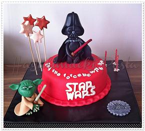 Darth Vader cake