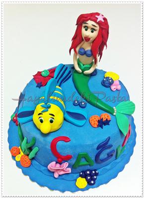Denizkızı Ariel pasta