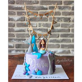 Denizkızı pasta, mermaid cake