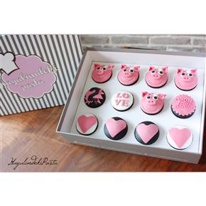 Domuz cupcake, pig cupcakes