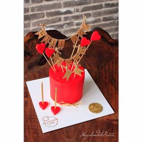 evlilik teklifi pastası