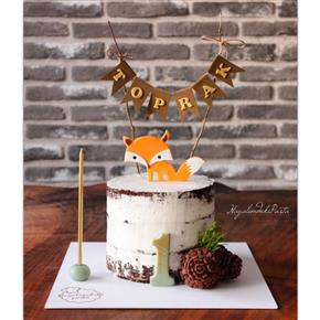 Fox cake, tilki pasta, fox cookies, tilki kurabiye