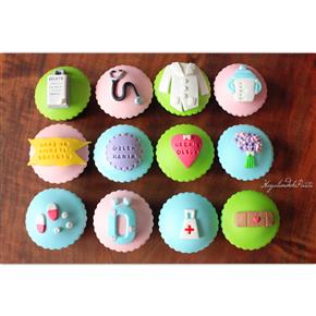 Geçmiş olsun cupcakeleri, geçmiş olsun kurabiyeleri, geçmiş olsun, doktor cupcakeleri, doctorcookies