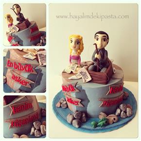 #hayalimdekipasta #deniziskender #askerpastası #soldiercake #fondant #sugarart #butikpasta #havacı