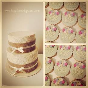 #hayalimdekipasta #deniziskender #engagementcake #sözpastası #nişanpastası #düğünpastası weddingcake