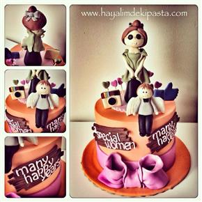 #hayalimdekipasta #deniziskender #fondant #sugarart #birthdaycake #angelcake #babyboycake #instagram