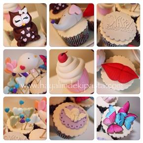 #hayalimdekipasta #deniziskender #happy29 #cupcake #owlcupcake #elephantcupcake #fondant #sugarart #