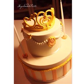#hayalimdekipasta #deniziskender #princesscake #birthdaycake #babygirlcake #fondant #sugarart #butik
