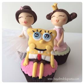 #hayalimdekipasta #deniziskender #sungerbob #sungerbobcake #balerinpasta #ballerinacupcake #princess