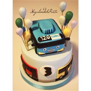#hayalimdekipasta #deniziskender #tayobuscake #tayobus #butikpasta #sugarart #fondant #babyboycake #