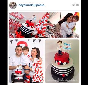 #hayalimdekipasta #deniziskender #timuralp2yasinda #fondant #sugarart #blackandred #zebra #boutiguec