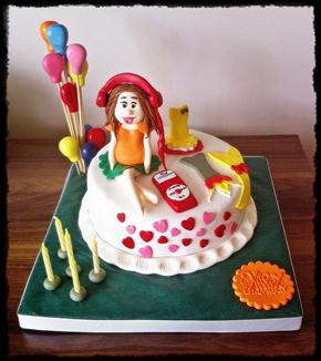 ipod pasta, balonlu pasta, kostümlü pasta