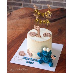 #kurabiyecanavarı #kurabiyecanavarıpasta #kurabiyecanavarıcakepops #cookiemonster #cookiemonstercake
