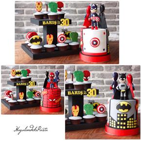 Marvel cake, marvel cupcake