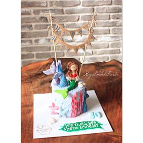 Mermaid Naked Cake