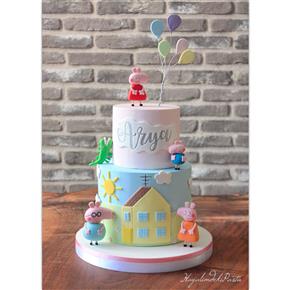 Peppa pig cake, peppa pig pasta
