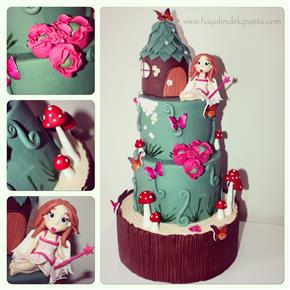 #peri1yaşında #peritanelparty #peritanelfirstyear #hayalimdekipasta #deniziskender #fairytalecake
