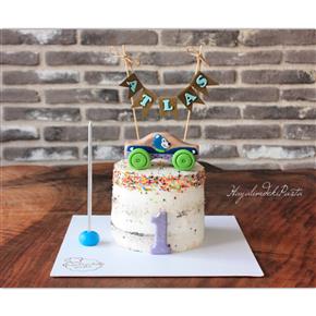 Rafine şekersiz pasta. Naked cake