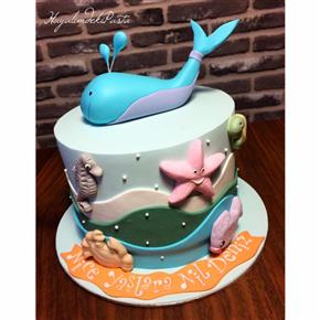 sea animals cake