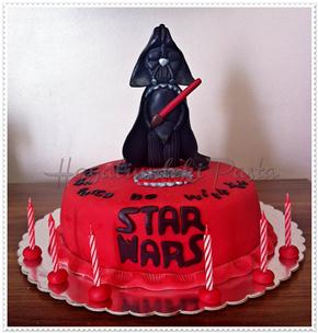 star wars - darth vader cake