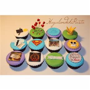 #superman #supermancake #hayalimdekipasta #deniziskender #supermancupcake #fondant #sekerhamuru #gok