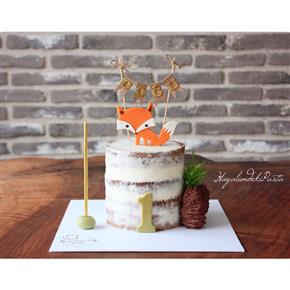 Tilki pasta, tilki kurabiye, fox cake, fox cookie