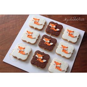 Tilki pasta, tilki kurabiye, fox cake, fox cookie