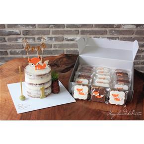 Tilki pasta, tilki kurabiye, fox cake, fox cookie